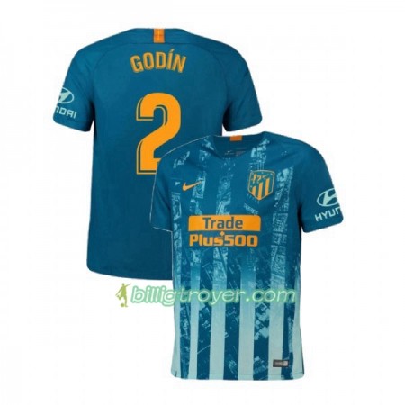 Billige Fotballdrakter Atlético Madrid Diego Godin 2 Tredjedraktsett 2018/19 Kortermet